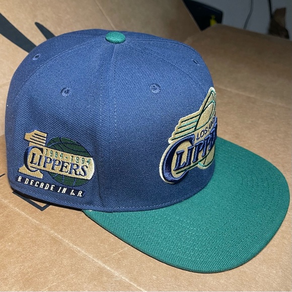 LA Clippers Mitchell & Ness 10th Anniversary Hardwood Classics size 8 fitted hat - Picture 1 of 7